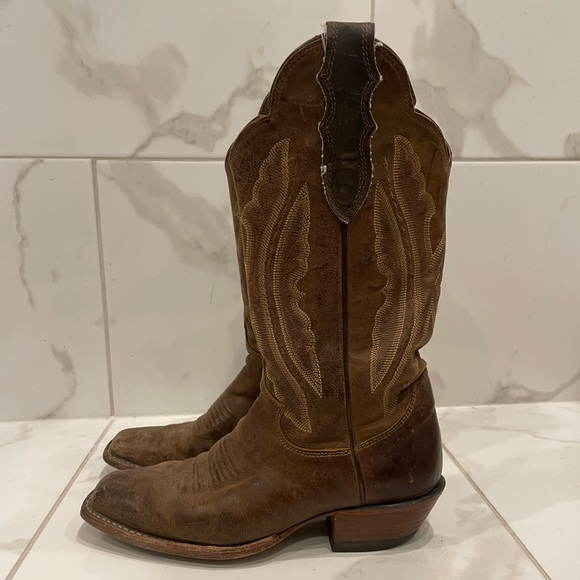 Justin Boots | Made In The USA Leather Cowboy Boots - Picture 8 of 12